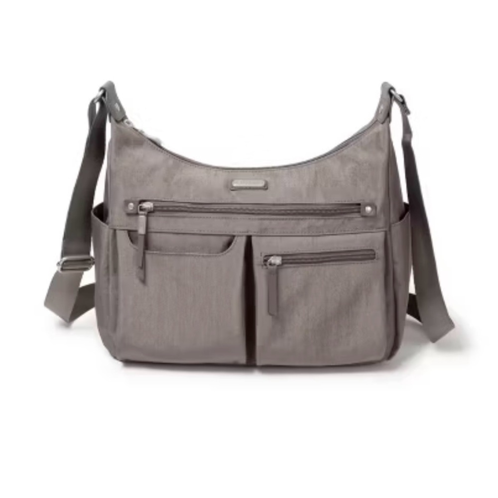 Baggallini Anywhere Large Hobo - Sterling Shimmer